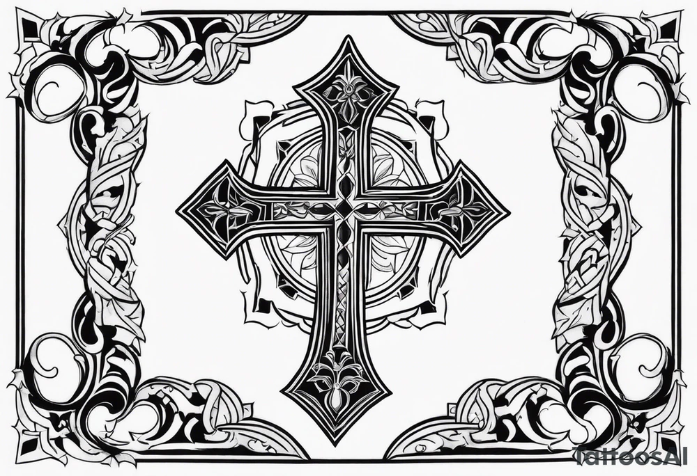 cross tattoo idea