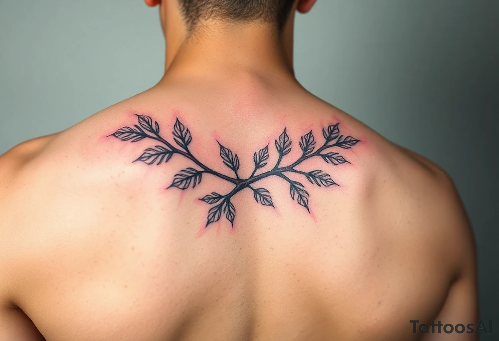 oak branch tattoo idea