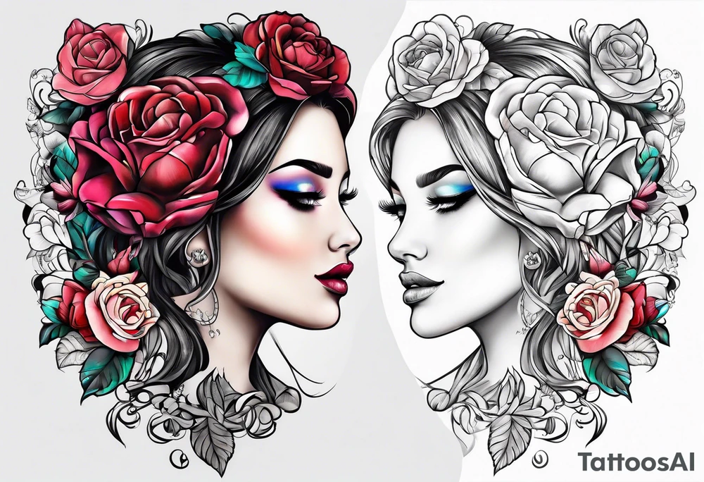 In memory of mom sleeve tattoo idea