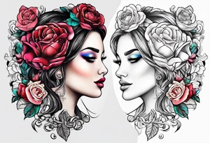 In memory of mom sleeve tattoo idea