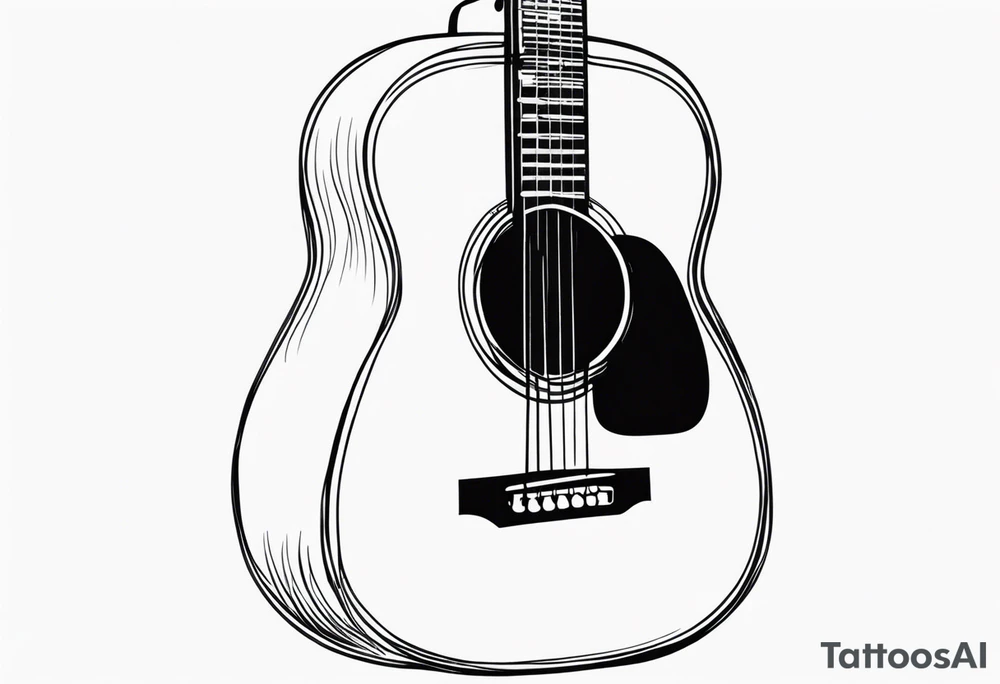 guitar tattoo idea