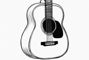 guitar tattoo idea