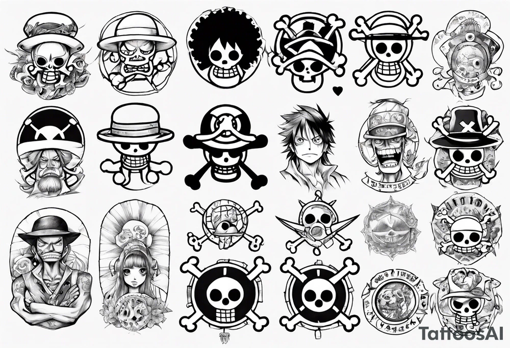 one piece manga tattoo tattoo idea