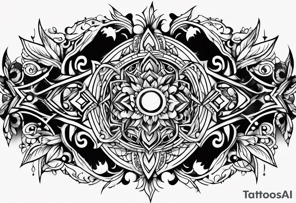armband, berserk style tattoo idea