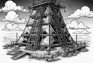 Oil derrick,  texas,  Irish tattoo idea