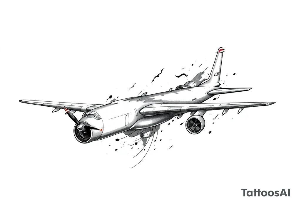 aviation sleeve tattoo idea