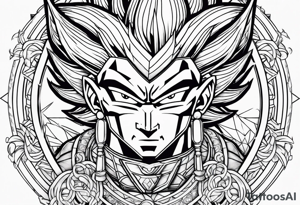 dragonball z tattoo idea