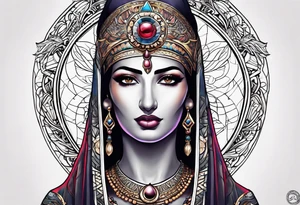 Isis Goddess Tattoo tattoo idea
