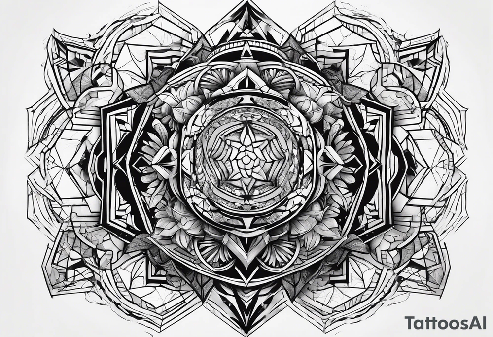 Hexagon tattoo idea