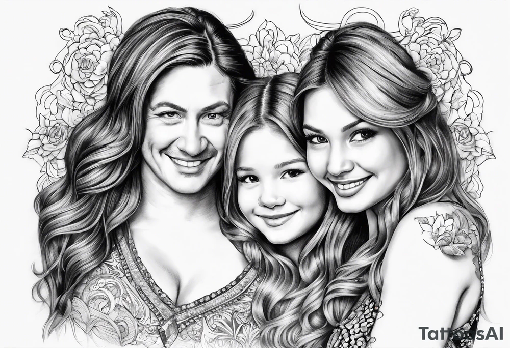 dad and 2 daughters and the chorus too dancing queen tattoo idea dad and 2 daughters and the chorus too dancing queen tattoo idea