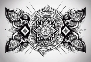Forearm designs tattoo idea