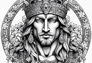 Greek god tattoo idea