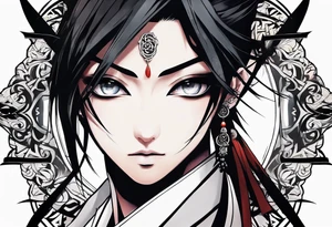 Byakugan eyes tattoo idea