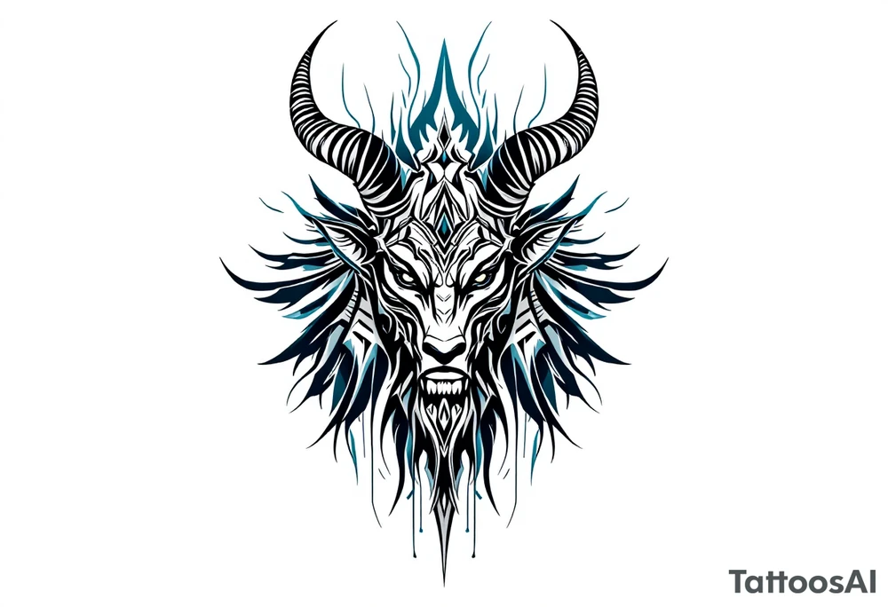 Horus associated with taurus and has Dayak heritage and planetary aspect of Venus tattoo idea