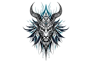 Horus associated with taurus and has Dayak heritage and planetary aspect of Venus tattoo idea