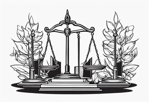 lawyer tattoo idea