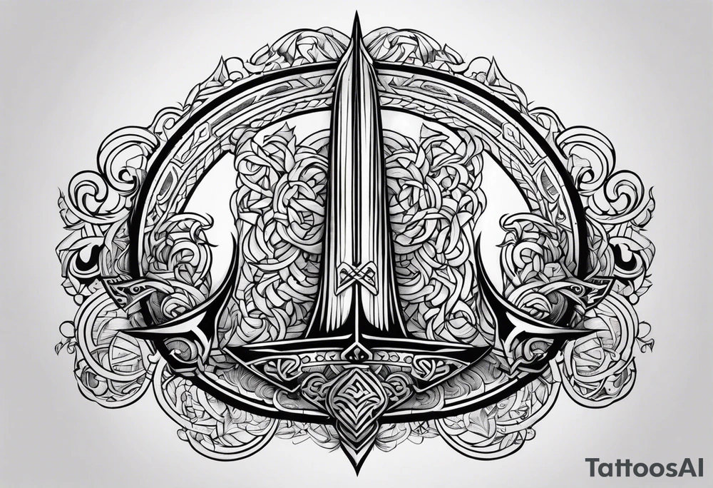 viking style tattoo tattoo idea