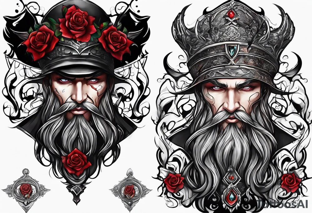 arcane blood magic tattoo idea