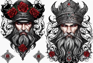 arcane blood magic tattoo idea