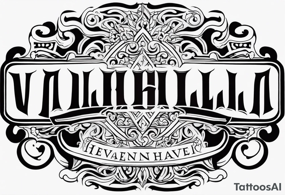 Valhalla heaven tattoo idea