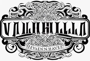 Valhalla heaven tattoo idea