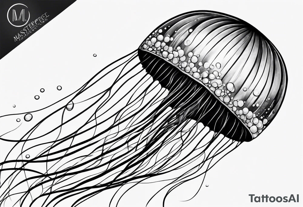 Jellyfish bubbles tattoo idea