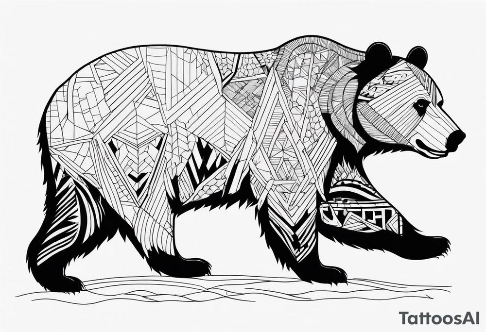 bear tattoo idea
