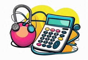 CALCULATOR
, STETHOSCOPE tattoo idea