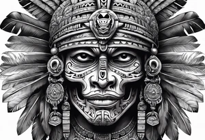 aztec god of death Mictlantecuhtli tattoo idea