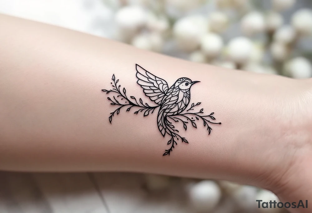 Bird for a cover up tattoo idea