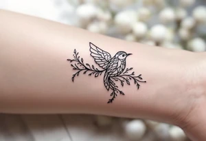 Bird for a cover up tattoo idea