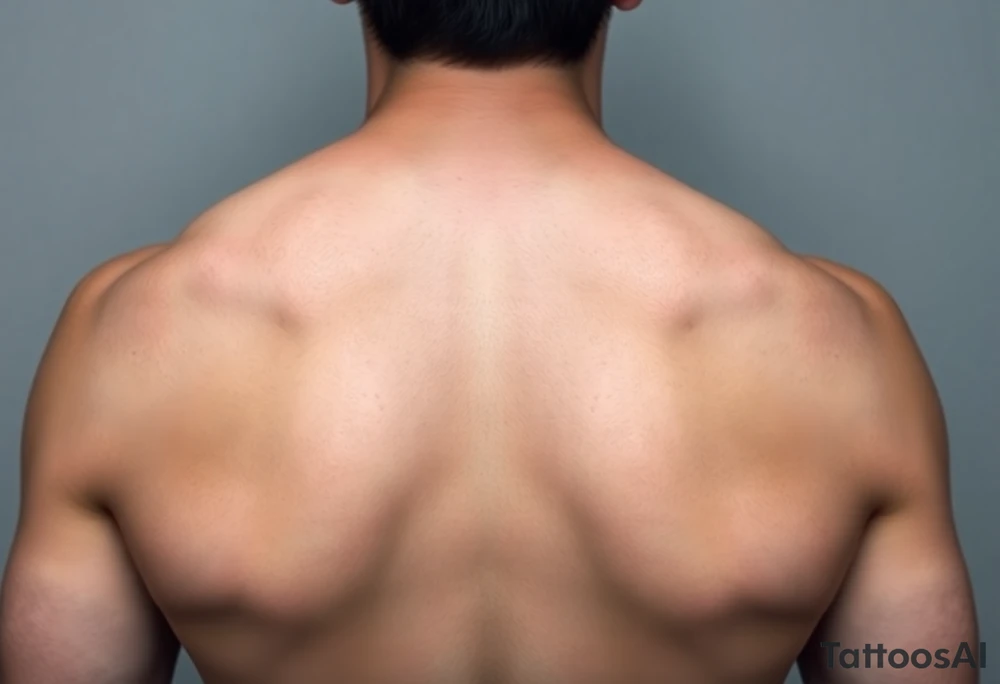 Dark Purple with green pink blue and white highlights tartan fabric with flesh peeling away at edges around shoulder tattoo idea