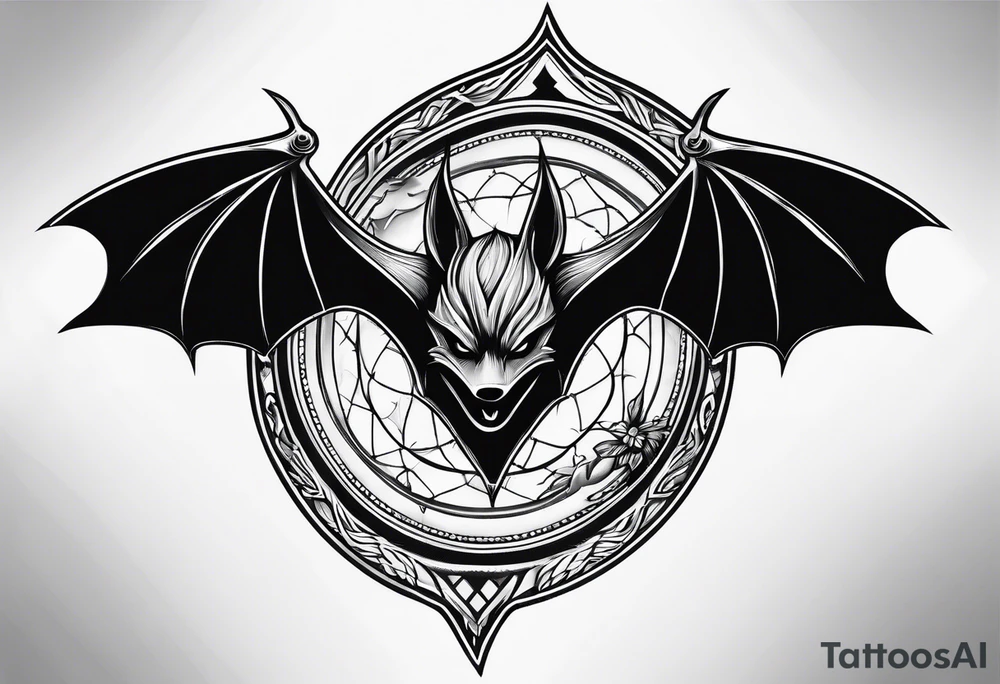 Bats tattoo tattoo idea