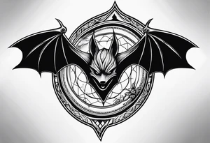 Bats tattoo tattoo idea