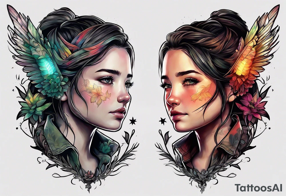 Last of Us firefly tattoo that incorporates Pride colors. No characters! tattoo idea