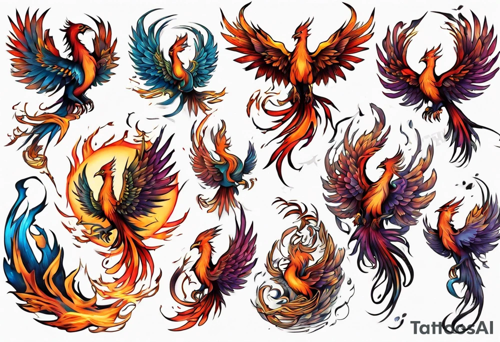 Phoenix tattoo idea