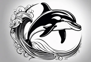 dolphin tattoo idea
