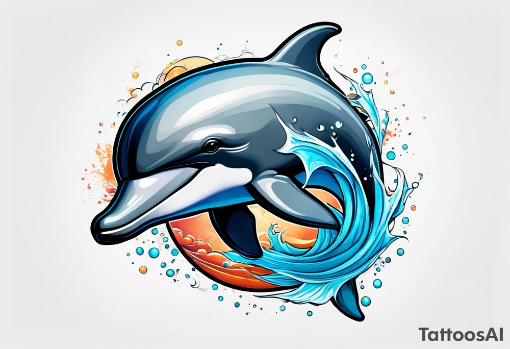 dolphin tattoo idea