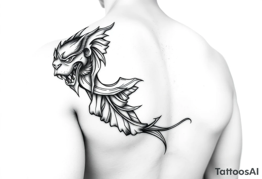 timeline that is thin and wraps around arm from wrist all the way to the top of the shoulder tattoo idea