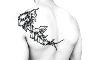 timeline that is thin and wraps around arm from wrist all the way to the top of the shoulder tattoo idea