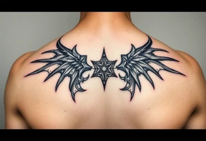 Dark magic small tattoo idea