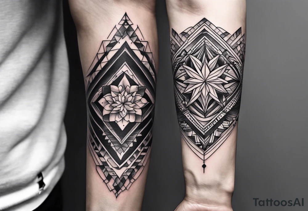 a tattoo that fill up the outside of the whole forearm tattoo idea