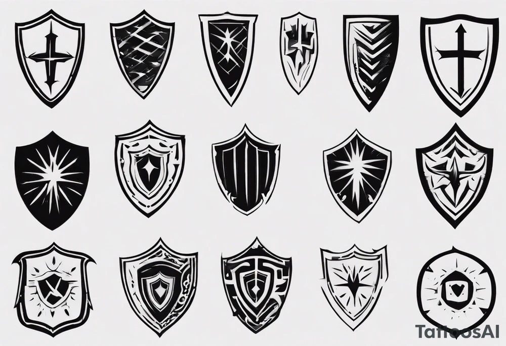 Shield tattoo idea