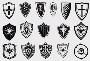 Shield tattoo idea