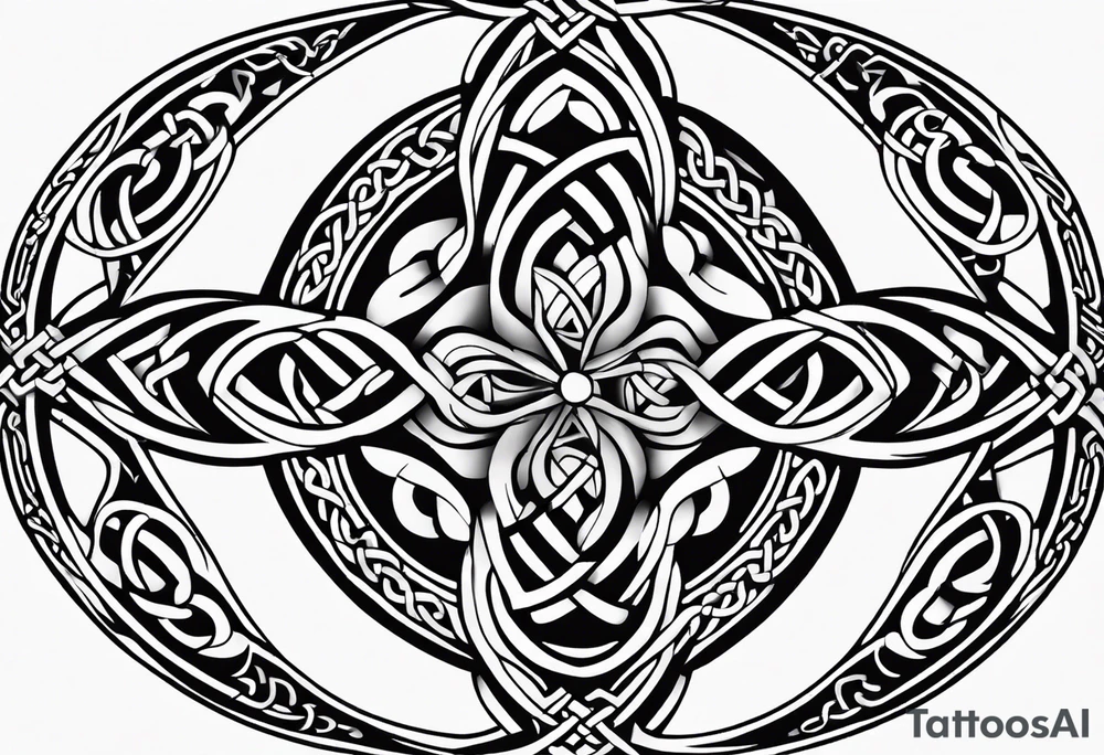 celtic circle tattoo idea