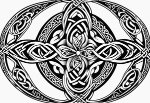 celtic circle tattoo idea