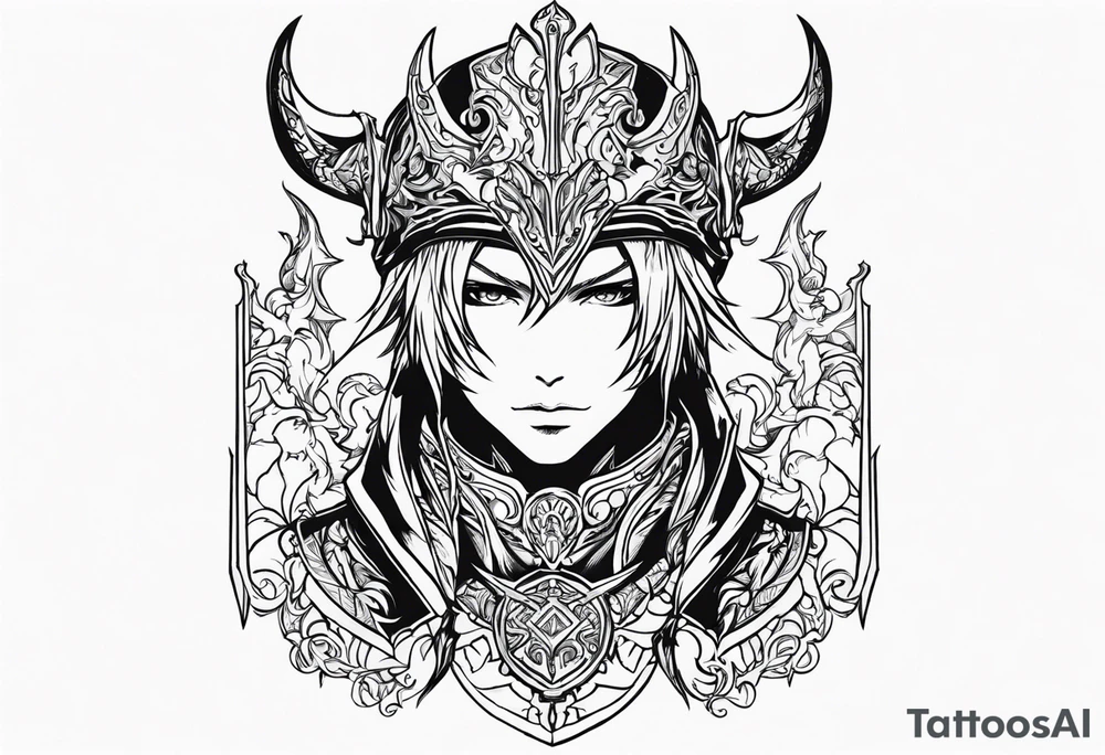 Final Fantasy XIV Warrior tattoo idea
