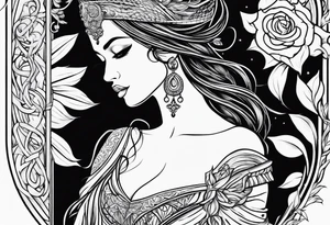 Christian woman tattoo idea