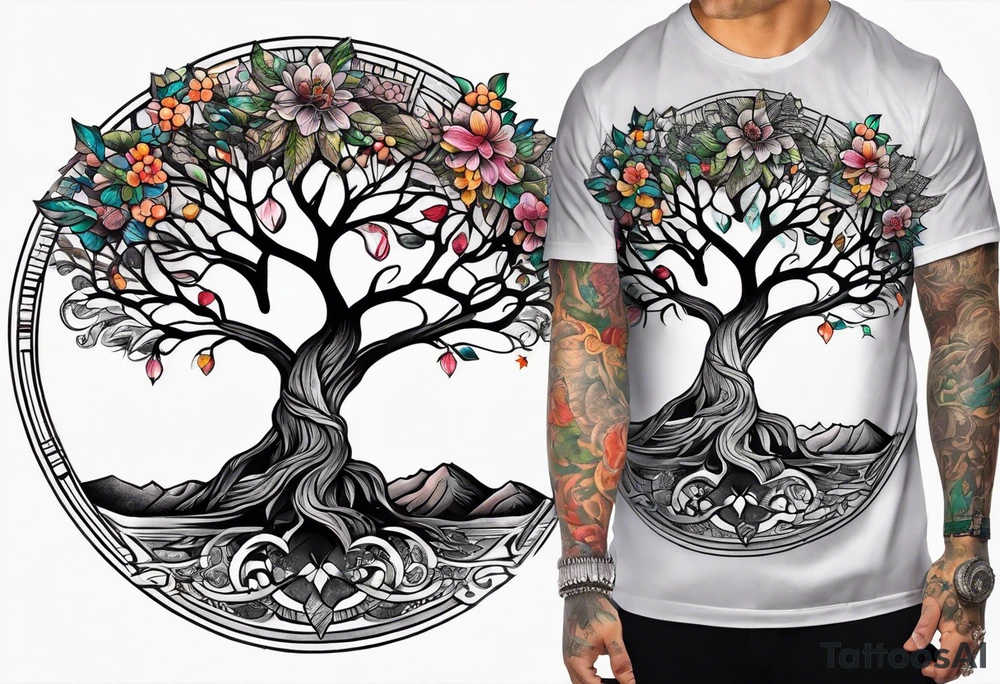 tree of life tattoo idea