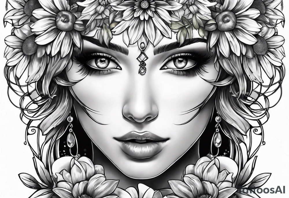 Daisy chain tattoo idea